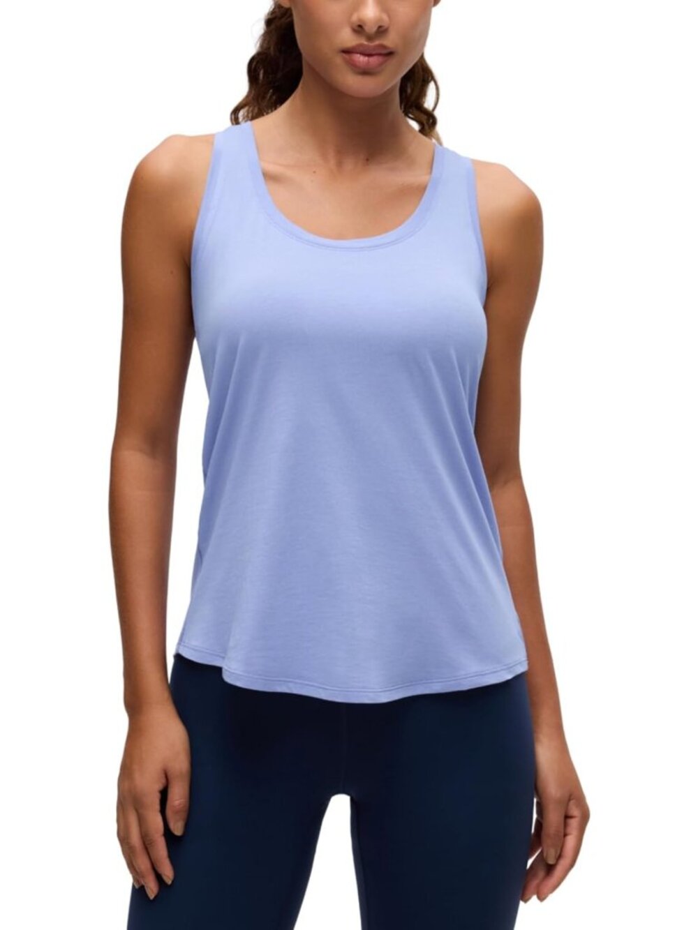 Soft Pima Cotton Racerback Tank Top for Yoga, Fitness & Everyday Wear